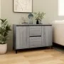 Aparador de madera contrachapada gris Sonoma 104x35x70 cm de vidaXL, Aparadores - Ref: Foro24-815166, Precio: 109,15 €, Descu...