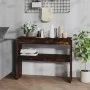 Mesa consola madera contrachapada roble ahumado 102x30x80 cm de vidaXL, Mesas auxiliares - Ref: Foro24-815219, Precio: 43,95 ...