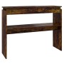 Mesa consola madera contrachapada roble ahumado 102x30x80 cm de vidaXL, Mesas auxiliares - Ref: Foro24-815219, Precio: 44,52 ...