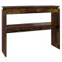 Mesa consola madera contrachapada roble ahumado 102x30x80 cm de vidaXL, Mesas auxiliares - Ref: Foro24-815219, Precio: 43,95 ...