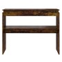 Mesa consola madera contrachapada roble ahumado 102x30x80 cm de vidaXL, Mesas auxiliares - Ref: Foro24-815219, Precio: 44,52 ...