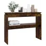 Mesa consola madera contrachapada roble ahumado 102x30x80 cm de vidaXL, Mesas auxiliares - Ref: Foro24-815219, Precio: 43,95 ...