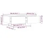 Mesa de centro madera contrachapada roble ahumado 90x60x31 cm de vidaXL, Mesas de centro - Ref: Foro24-815195, Precio: 78,69 ...
