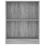 Estantería madera de ingeniería gris Sonoma 60x24x76 cm de vidaXL, Librerías y estanterías - Ref: Foro24-815085, Precio: 33,4...