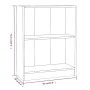 Estantería madera de ingeniería gris Sonoma 60x24x76 cm de vidaXL, Librerías y estanterías - Ref: Foro24-815085, Precio: 33,4...