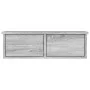 Armario de pared madera contrachapada gris Sonoma 60x26x18,5 cm de vidaXL, Estantes y estanterías - Ref: Foro24-815079, Preci...