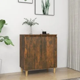 Aparador madera contrachapada color roble ahumado 60x35x70 cm de vidaXL, Aparadores - Ref: Foro24-815156, Precio: 51,75 €, De...