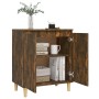 Aparador madera contrachapada color roble ahumado 60x35x70 cm de vidaXL, Aparadores - Ref: Foro24-815156, Precio: 52,62 €, De...