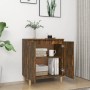 Aparador madera contrachapada color roble ahumado 60x35x70 cm de vidaXL, Aparadores - Ref: Foro24-815156, Precio: 52,62 €, De...
