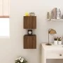 Muebles para TV de pared 2 uds roble marrón 30,5x30x30 cm de vidaXL, Muebles TV - Ref: Foro24-815142, Precio: 28,91 €, Descue...