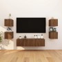 Muebles para TV de pared 2 uds roble marrón 30,5x30x30 cm de vidaXL, Muebles TV - Ref: Foro24-815142, Precio: 29,17 €, Descue...