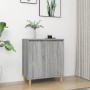 Aparador de madera contrachapada gris Sonoma 60x35x70 cm de vidaXL, Aparadores - Ref: Foro24-815157, Precio: 61,64 €, Descuen...