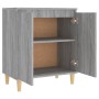Aparador de madera contrachapada gris Sonoma 60x35x70 cm de vidaXL, Aparadores - Ref: Foro24-815157, Precio: 61,64 €, Descuen...