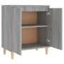 Aparador de madera contrachapada gris Sonoma 60x35x70 cm de vidaXL, Aparadores - Ref: Foro24-815157, Precio: 60,67 €, Descuen...