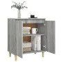 Aparador de madera contrachapada gris Sonoma 60x35x70 cm de vidaXL, Aparadores - Ref: Foro24-815157, Precio: 60,67 €, Descuen...