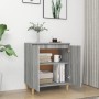 Aparador de madera contrachapada gris Sonoma 60x35x70 cm de vidaXL, Aparadores - Ref: Foro24-815157, Precio: 61,64 €, Descuen...