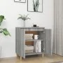Aparador de madera contrachapada gris Sonoma 60x35x70 cm de vidaXL, Aparadores - Ref: Foro24-815157, Precio: 60,67 €, Descuen...