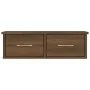 Armario de pared madera contrachapada roble marrón 60x26x18,5cm de vidaXL, Estantes y estanterías - Ref: Foro24-815080, Preci...
