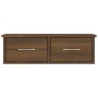 Armario de pared madera contrachapada roble marrón 60x26x18,5cm de vidaXL, Estantes y estanterías - Ref: Foro24-815080, Preci...