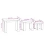 Stapelbare Tische 3 Stück braunes Eichensperrholz von vidaXL, Seitentische - Ref: Foro24-815224, Preis: 42,33 €, Rabatt: %