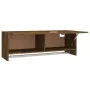 Armario madera contrachapada color roble ahumado 100x32,5x35 cm de vidaXL, Armarios roperos - Ref: Foro24-815213, Precio: 55,...