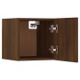 Muebles para TV de pared 4 uds roble marrón 30,5x30x30 cm de vidaXL, Muebles TV - Ref: Foro24-815143, Precio: 59,65 €, Descue...
