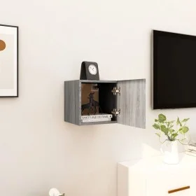 Mueble para TV de pared gris Sonoma 30,5x30x30 cm de vidaXL, Muebles TV - Ref: Foro24-815138, Precio: 22,60 €, Descuento: %