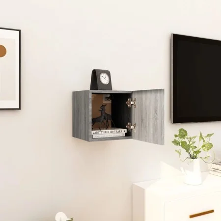 Mueble para TV de pared gris Sonoma 30,5x30x30 cm de vidaXL, Muebles TV - Ref: Foro24-815138, Precio: 22,60 €, Descuento: %