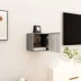 Mueble para TV de pared gris Sonoma 30,5x30x30 cm de vidaXL, Muebles TV - Ref: Foro24-815138, Precio: 22,60 €, Descuento: %