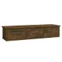 Armario pared madera contrachapada roble ahumado 88x26x18,5 cm de vidaXL, Estantes y estanterías - Ref: Foro24-815081, Precio...