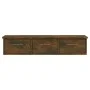Armario pared madera contrachapada roble ahumado 88x26x18,5 cm de vidaXL, Estantes y estanterías - Ref: Foro24-815081, Precio...