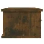 Armario pared madera contrachapada roble ahumado 88x26x18,5 cm de vidaXL, Estantes y estanterías - Ref: Foro24-815081, Precio...