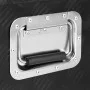Black aluminum storage box 80x39x30 cm by vidaXL, Toolboxes - Ref: Foro24-152253, Price: 166,77 €, Discount: %