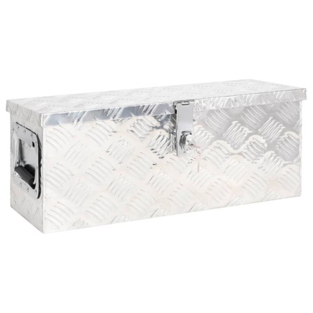 Caja de almacenaje de aluminio plateado 60x23,5x23 cm de vidaXL, Cajas de herramientas - Ref: Foro24-152248, Precio: 92,67 €,...