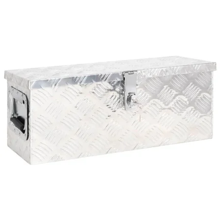 Silver aluminum storage box 60x23.5x23 cm by vidaXL, Toolboxes - Ref: Foro24-152248, Price: 91,05 €, Discount: %