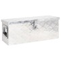 Caja de almacenaje de aluminio plateado 60x23,5x23 cm de vidaXL, Cajas de herramientas - Ref: Foro24-152248, Precio: 92,67 €,...