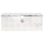 Caja de almacenaje de aluminio plateado 60x23,5x23 cm de vidaXL, Cajas de herramientas - Ref: Foro24-152248, Precio: 92,67 €,...
