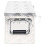 Caja de almacenaje de aluminio plateado 60x23,5x23 cm de vidaXL, Cajas de herramientas - Ref: Foro24-152248, Precio: 92,67 €,...