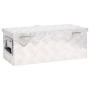 Caja de almacenaje de aluminio plateado 60x23,5x23 cm de vidaXL, Cajas de herramientas - Ref: Foro24-152248, Precio: 92,67 €,...