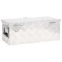 Silver aluminum storage box 60x23.5x23 cm by vidaXL, Toolboxes - Ref: Foro24-152248, Price: 91,05 €, Discount: %