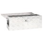 Caja de almacenaje de aluminio plateado 60x23,5x23 cm de vidaXL, Cajas de herramientas - Ref: Foro24-152248, Precio: 92,67 €,...