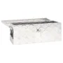 Silver aluminum storage box 60x23.5x23 cm by vidaXL, Toolboxes - Ref: Foro24-152248, Price: 91,05 €, Discount: %