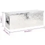 Silver aluminum storage box 60x23.5x23 cm by vidaXL, Toolboxes - Ref: Foro24-152248, Price: 91,05 €, Discount: %