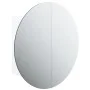 Armario de baño con espejo redondo y LED blanco 47x47x17,5 cm de vidaXL, Tocadores de baño - Ref: Foro24-345583, Precio: 111,...