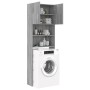 Armario de lavadora gris Sonoma 64x25,5x190 cm de vidaXL, Accesorios para lavadoras y secadoras - Ref: Foro24-815070, Precio:...