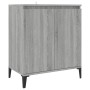 Aparador de madera contrachapada gris Sonoma 60x35x70 cm de vidaXL, Aparadores - Ref: Foro24-815160, Precio: 59,57 €, Descuen...