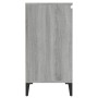 Aparador de madera contrachapada gris Sonoma 60x35x70 cm de vidaXL, Aparadores - Ref: Foro24-815160, Precio: 59,57 €, Descuen...