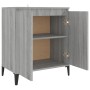 Aparador de madera contrachapada gris Sonoma 60x35x70 cm de vidaXL, Aparadores - Ref: Foro24-815160, Precio: 59,57 €, Descuen...