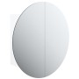 Armario de baño con espejo redondo y LED blanco 40x40x17,5 cm de vidaXL, Tocadores de baño - Ref: Foro24-345579, Precio: 115,...