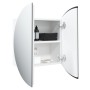 Armario de baño con espejo redondo y LED blanco 40x40x17,5 cm de vidaXL, Tocadores de baño - Ref: Foro24-345579, Precio: 115,...
